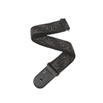 Planet Waves 50F078  Woven Guitar Strap, Black/Gray Tattoo