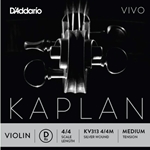 Kaplan KV31344M  Vivo Violin D String, 4/4 Scale, Medium Tension