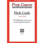 Alfred's Basic Piano Prep Course: Flash Cards, Levels A & B [Piano] Flash Cards