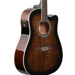 Ibanez PF28ECEDVS PF Series Acoustic Electric Guitar - Dark Violin Sunburst