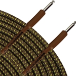 Rapco-Horizon CLOTH-15.VIN-I 15 Foot Cloth Tweed Guitar/ Instrument Cable