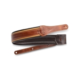 Taylor  4107-25 Century Leather Strap, 2.5" Medium Brown/ Butterscotch/ Black