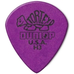 Dunlop  472PH3 TORTEX® Jazz III Pick, Purple, Heavy 6/Pack