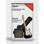 0371720006 Squier Sonic® Stratocaster® Electric Guitar Pack - Black w/Gig Bag