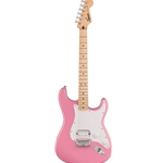 0373302555 Squier Sonic® Stratocaster® Electric Guitar HT H - White Pickguard - Flash Pink