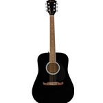 Fender 0971210706 FA-125 Dreadnought Acoustic Guitar w/Gig Bag - Black