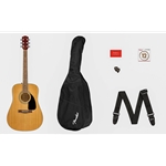 Fender 0971210721 FA-115 Dreadnought Acoustic Guitar  Pack - Natural