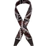 Fender 0992132551 Zion Guitar Strap - Black Aztec - 2"