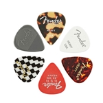 Fender 1980100500 351 Shape Picks - Material Medley - Heavy - 6 Pack