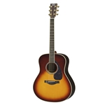 Yamaha LL6BSARE Acoustic Electric Dreadnought Guitar Brown Sunburst