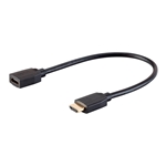 Rapco-Horizon MC181230 8" Digital High Speed HDMI F to MINI Male