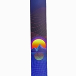 D'Addario 50RUN80 Outrun Polyester Guitar Strap, Neon Stars