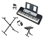 NW Music YPT270ADPKG 61-Key Portable Keyboard with Sustain Pedal, X-Stand & Bench - $40 MARKDOWN!