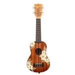 Kala KA-HIBISCUS-S_W/BAG Hibiscus Mahogany Soprano Ukulele w/Bag