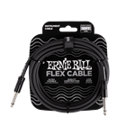 Ernie Ball P06434 Flex Instrument Cable Straight/Straight 10ft - Black