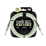 Ernie Ball P06436 Flex Instrument Cable Straight/straight 10ft - Glow In Dark