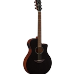 Yamaha APX600M SMB Thinline Acoustic Electric Guitar, Smoky Black Matte