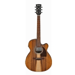 Ibanez PC50WSCEOPB PF Series Acoustic Electric Guitar, Open Pore Natural