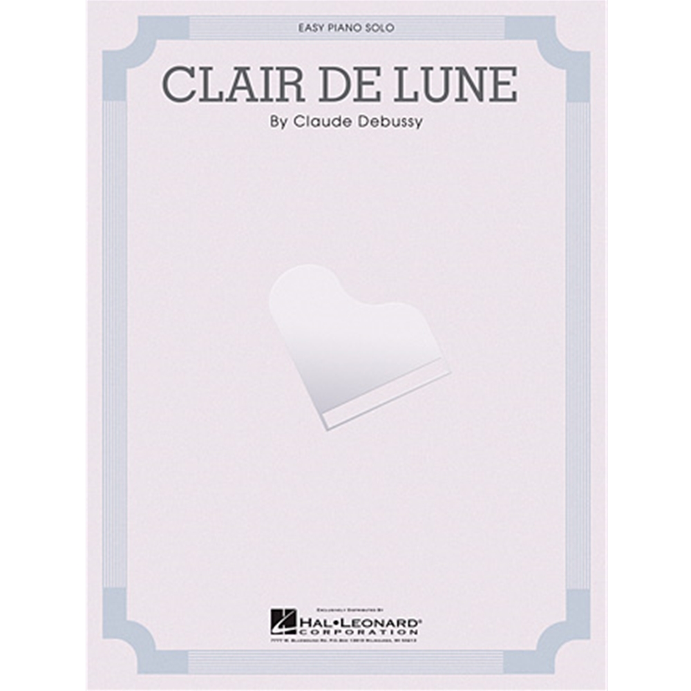 Clair de Lune Easy Piano Solo