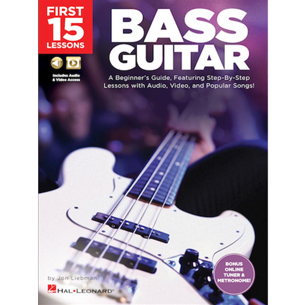 First 15 Lessons – Bass Guitar