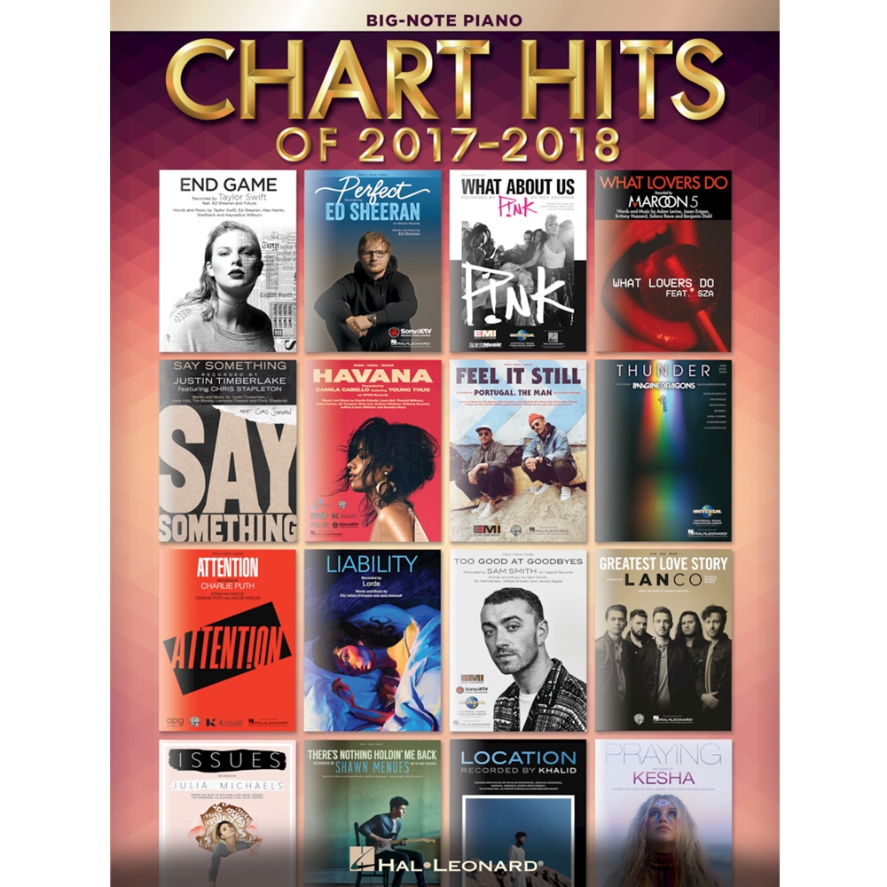 Chart Hits 2017-2018 Big Note