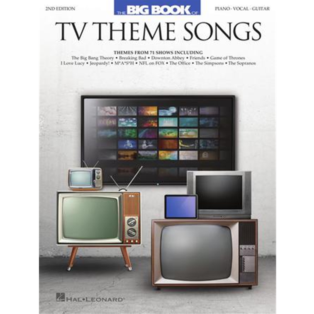 Big Book TV Theme Songs Piano/Vocal/Guitar