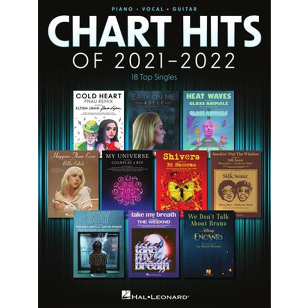 Chart Hits of 2021-2022 Piano/Vocal/Guitar