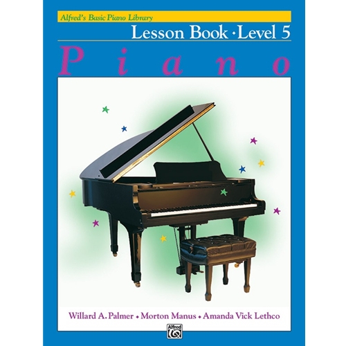 Alfred's Basic Piano Library Lesson Book Level 5 Book