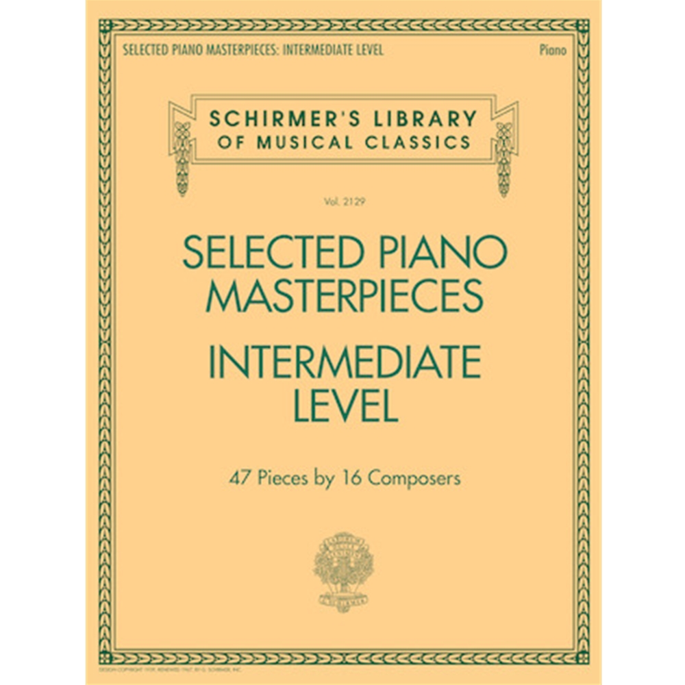 Selected Piano Masterpieces - Intermediate Level