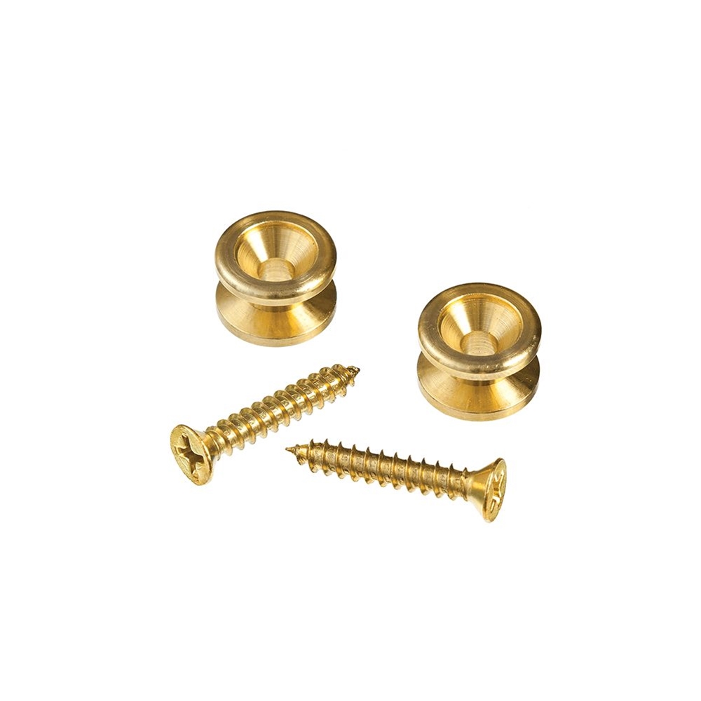 Planet Waves PWEP302 Solid Brass End Pins - Brass (Pair)