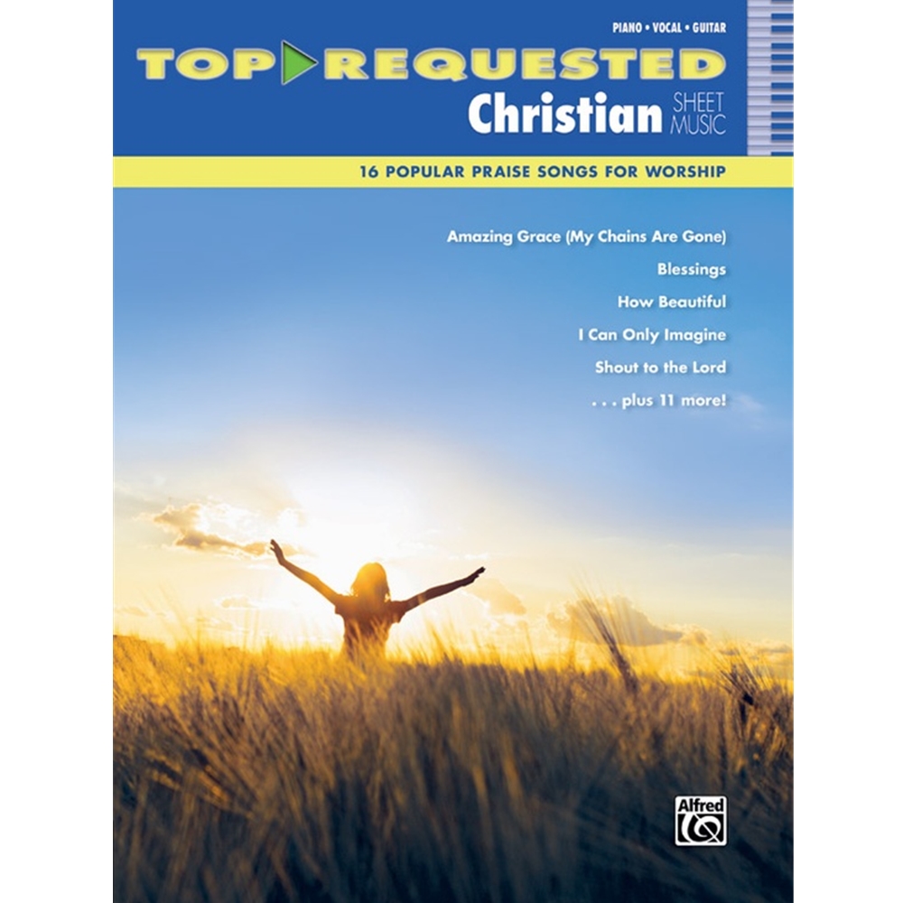 Top-Requested Christian Sheet Music Piano/Vocal/Guitar Book