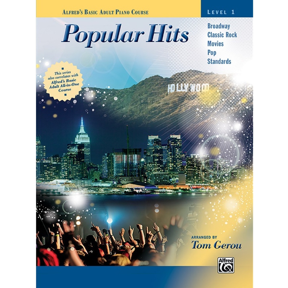 Basic Adult Piano Course: Popular Hits, Level 1 Book