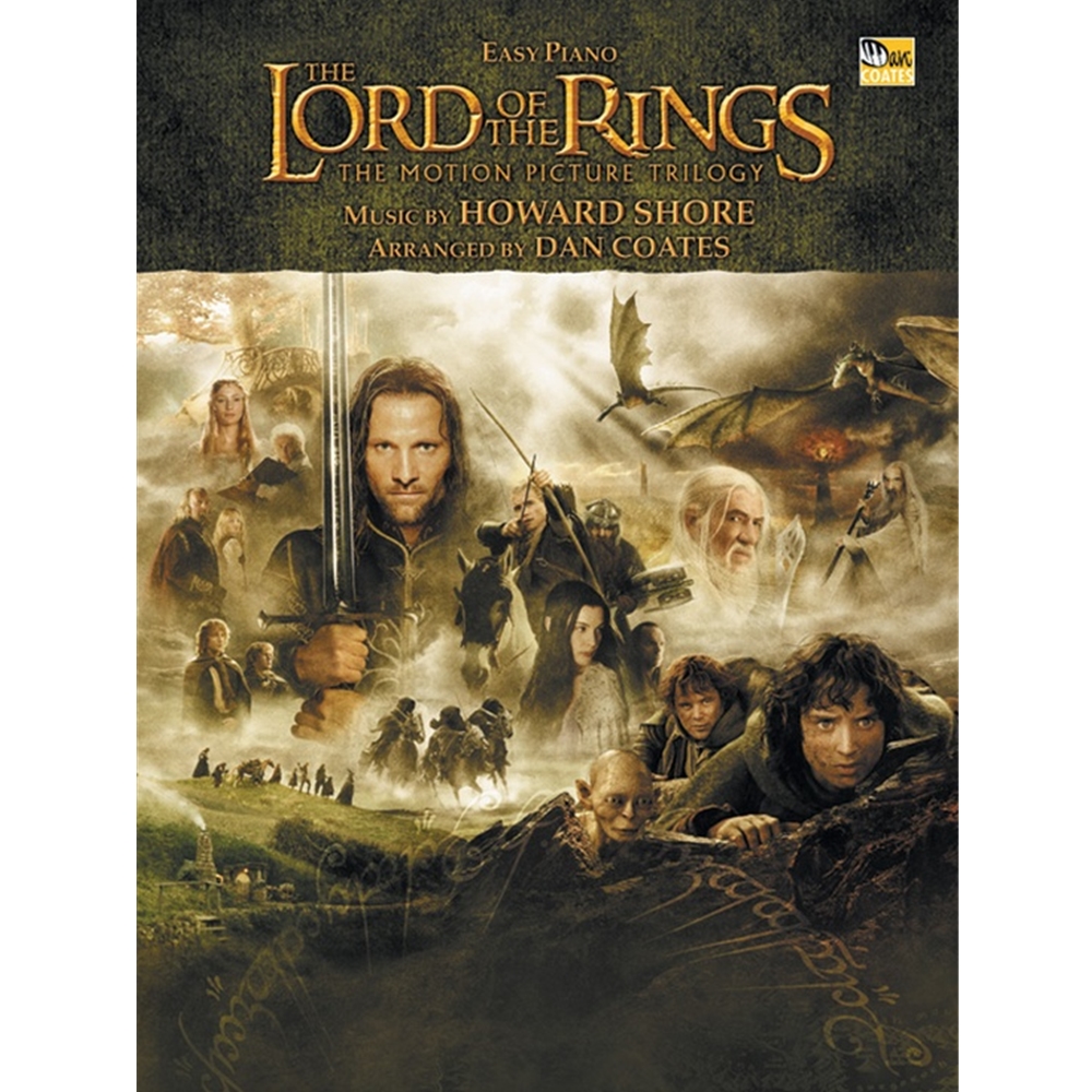 The Lord of the Rings Trilogy Easy Piano Book