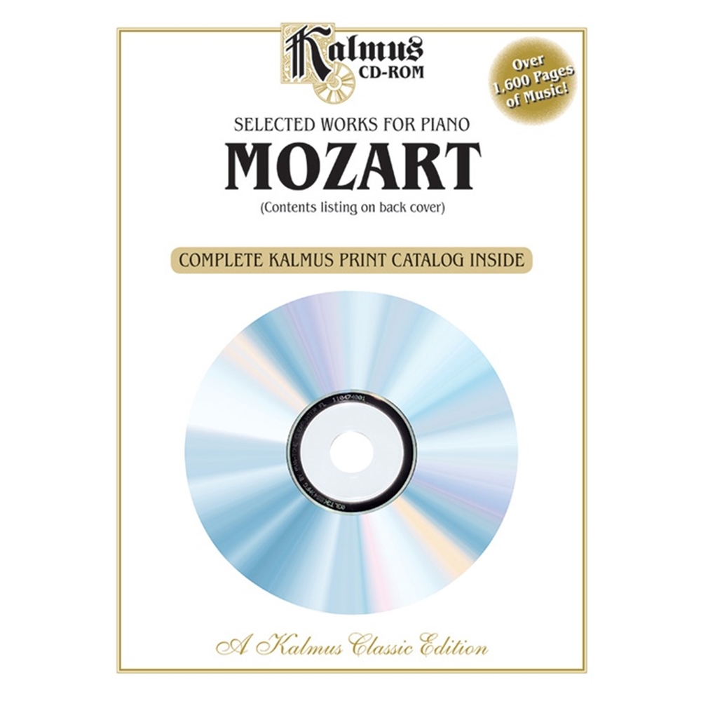 Mozart Selected Works CD-ROM