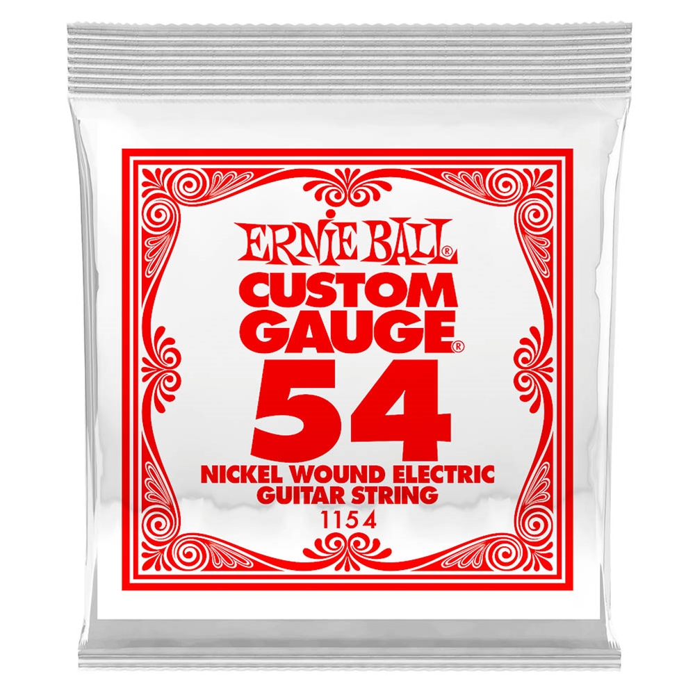 Ernie Ball 1154 .054 W Single Guitar String Nickel