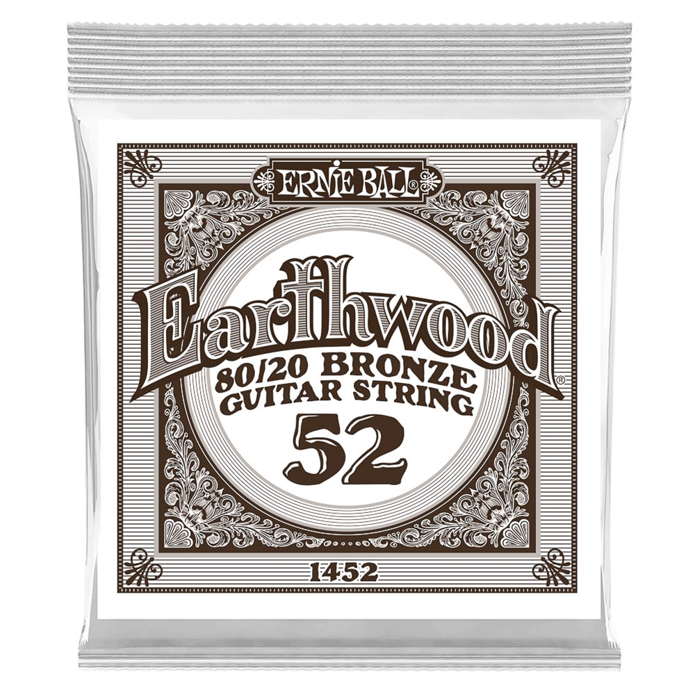 Ernie Ball 1452 .052 W Single Bronze Guitar String