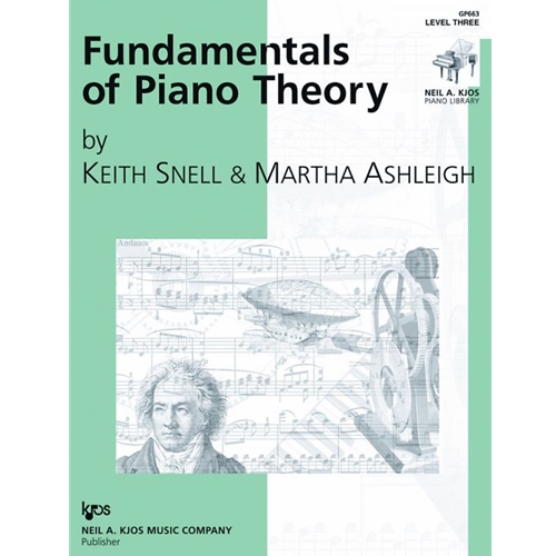 Kjos Piano Library Fundamentals of Piano Theory 3 Snell Ashl