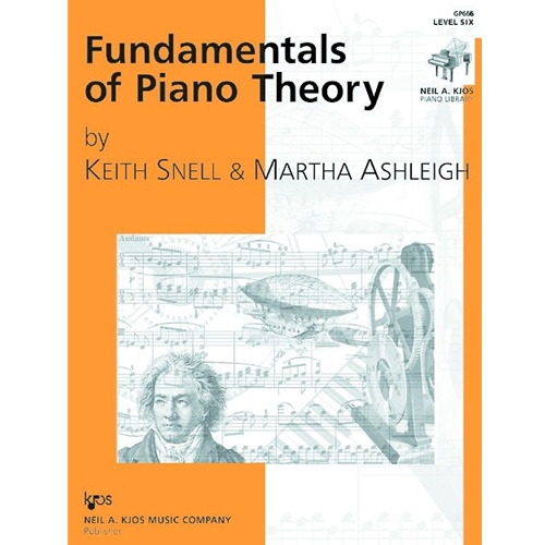 KJOS PIANO LIBRARY FUNDAMENTALS OF PIANO THEORY 6 SNELL ASHL