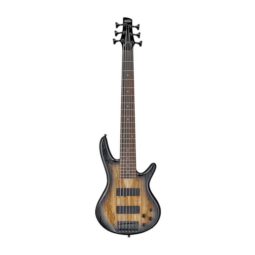 Ibanez GSR206SMNGT GIO 6-String Electric Bass Guitar, Natural Gray Burst