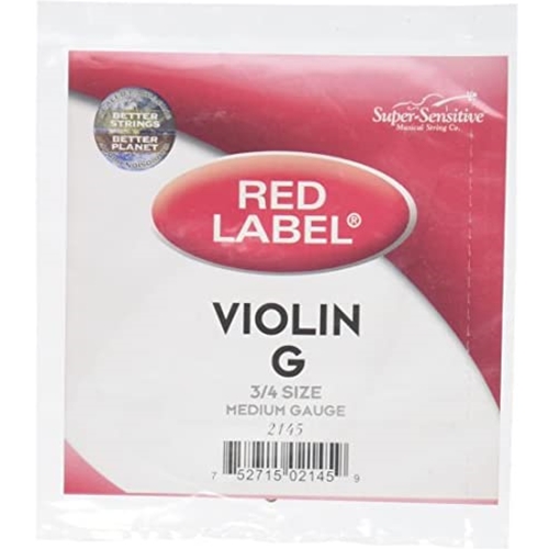 Super Sensitive 12145 String, Violin Ss 3/4 G