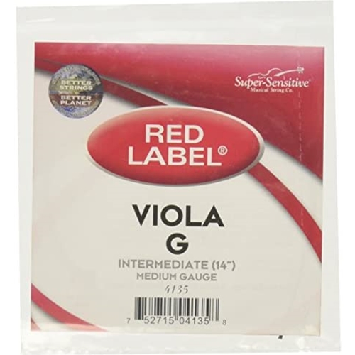 Super Sensitive 14135 String, Viola G 14" Int 3/4 Ss