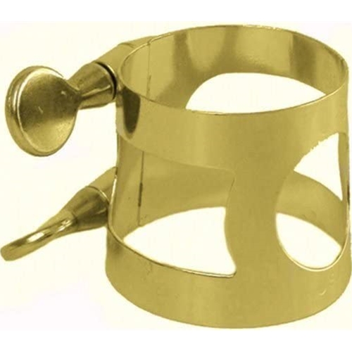 American Plating #334G Alto Saxophone Ligature, Gold Bagged