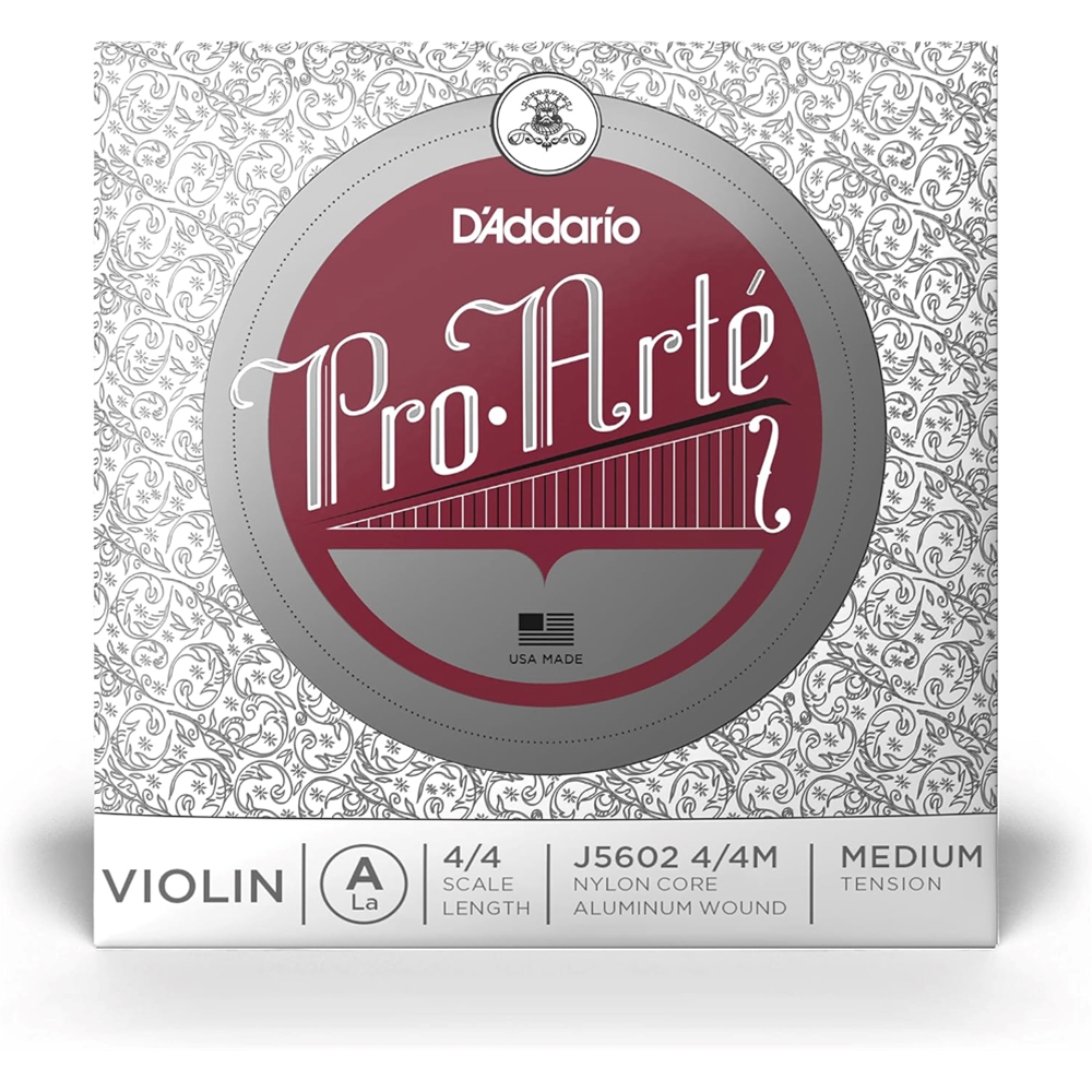 Pro Arte J5602-4/4  Violin Single A String, 4/4 Scale, Medium Tension