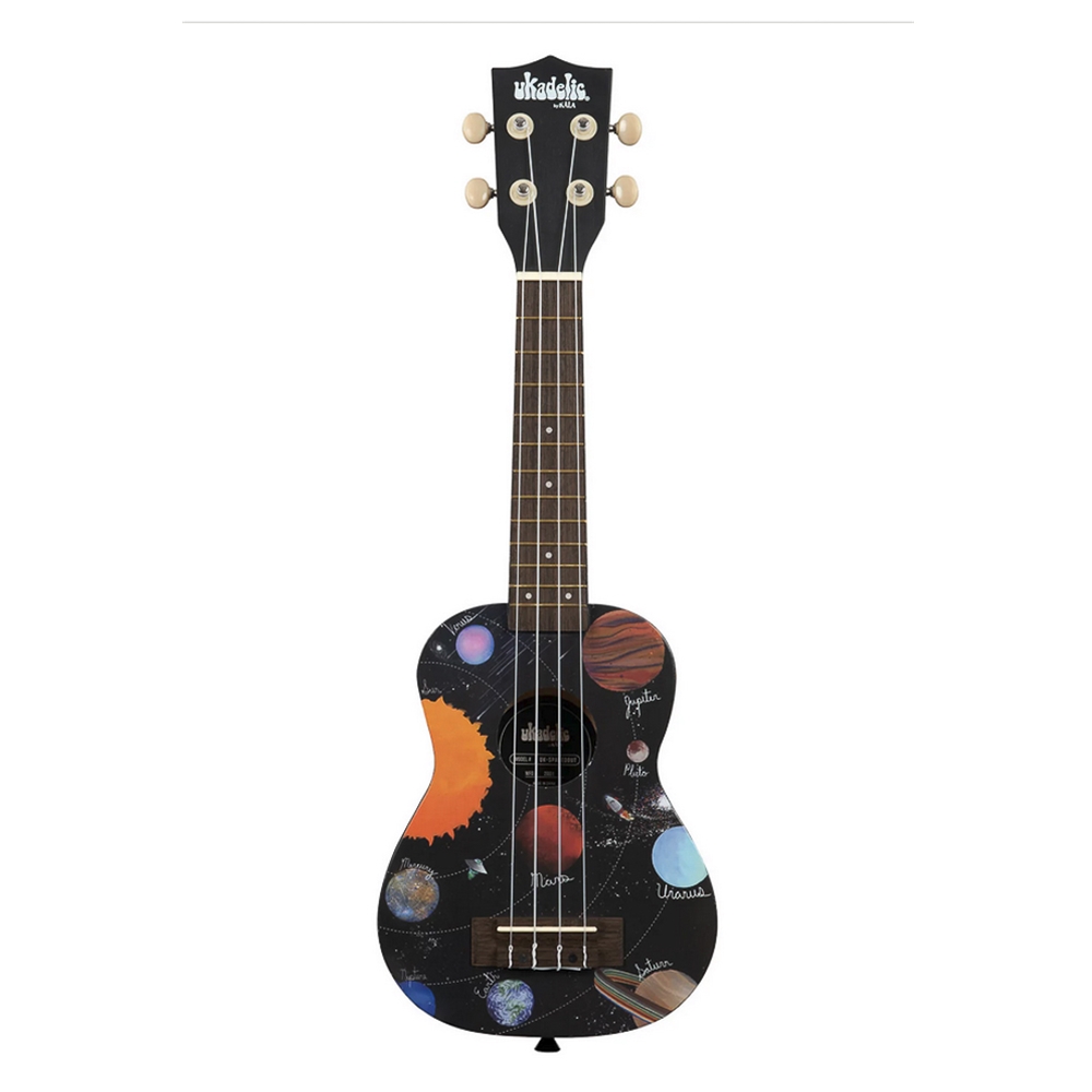 Kala UK-SPACEDOUT Ukadelic Spaced Out Soprano Ukulele w/ Tote Bag