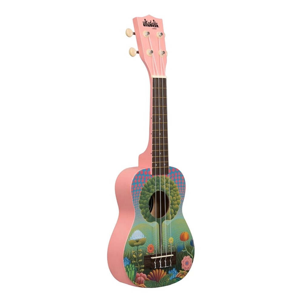 Kala UK-UKETOPIA Ukadelic Uketopia Soprano Ukulele w/ Tote Bag