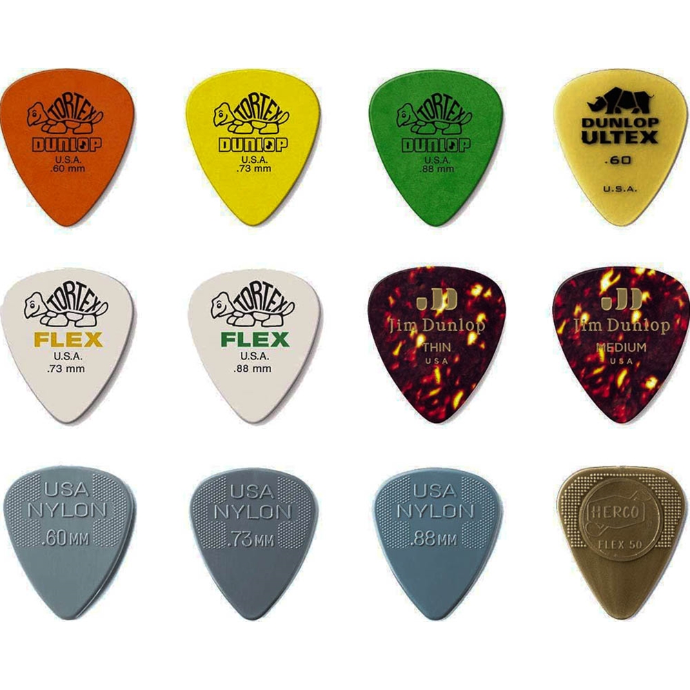 Dunlop  PVP112 Acoustic Variety Picks, 12-Pack