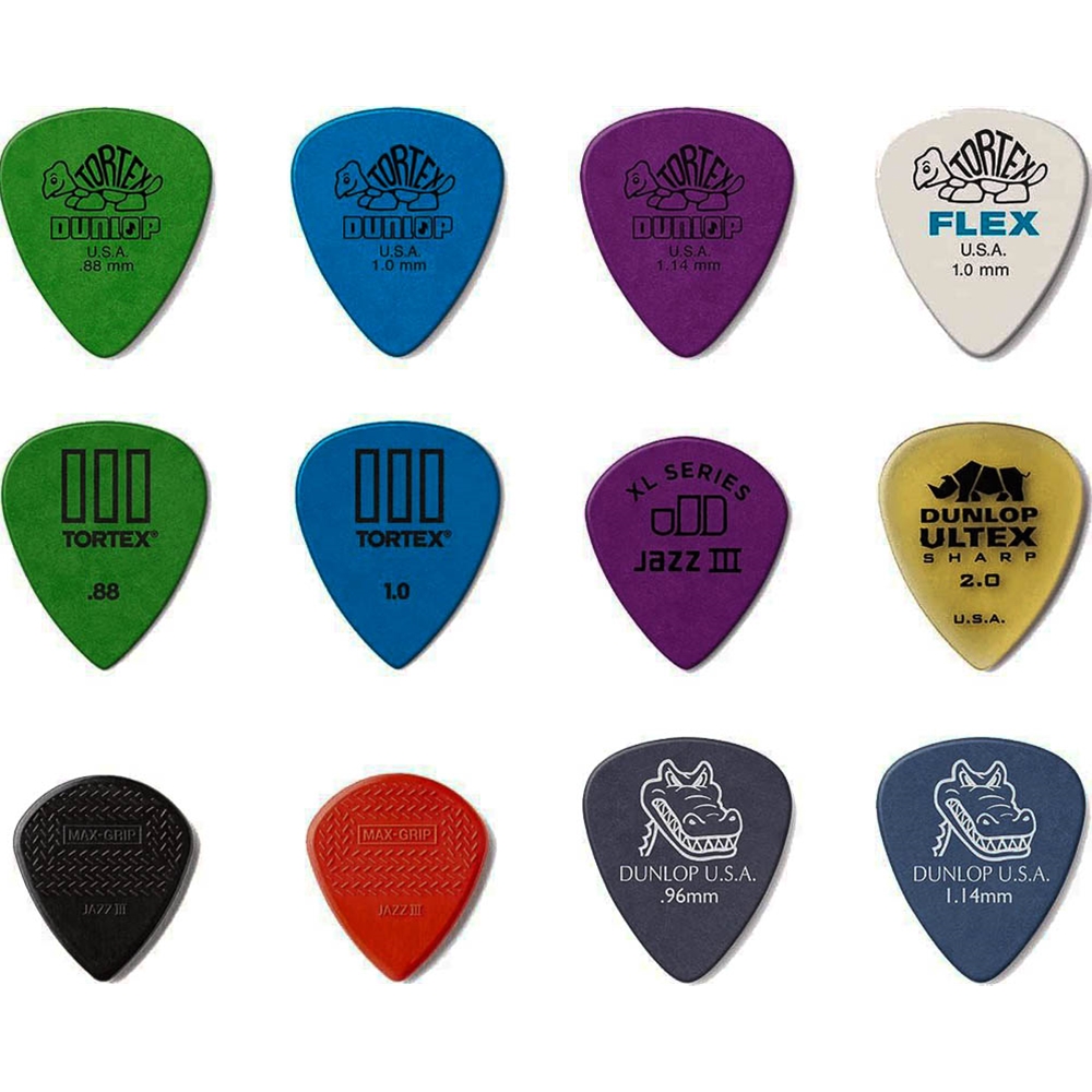 Dunlop  PVP113 Electric Variety Picks, 12-Pack