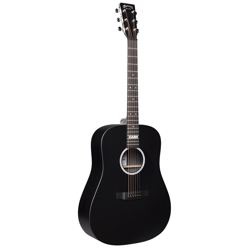 Martin DXJC DX Johnny Cash Dreadnought Acoustic Guitar Black - HPL w/Gig Bag