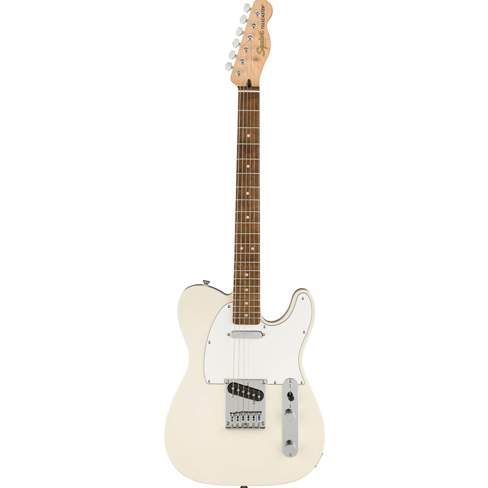 Squier 0378200505 Affinity Series™ Telecaster® Electric Guitar- White Pickguard - Olympic White