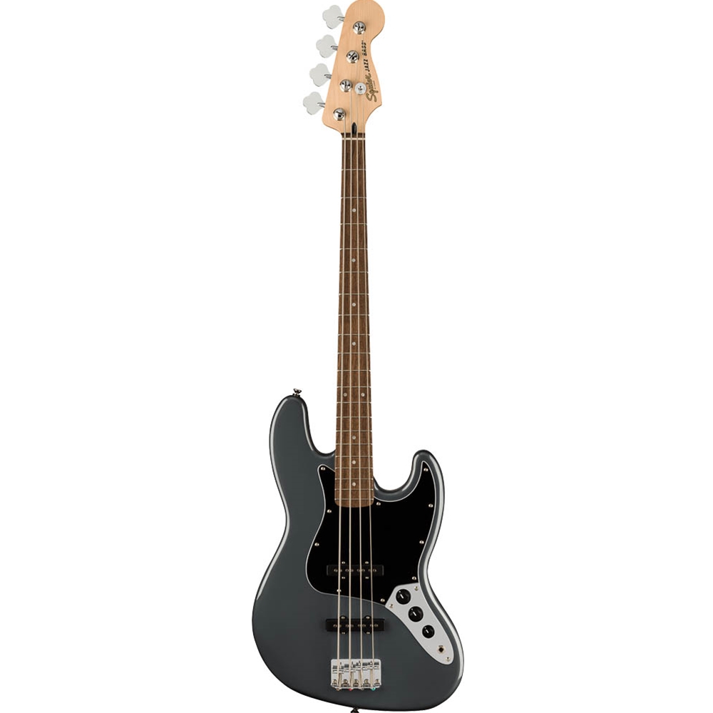 Squier 0378601569 Affinity Series™ Jazz Electric Bass Guitar® - Black Pickguard - Charcoal Frost Metallic - $60 MARKDOWN